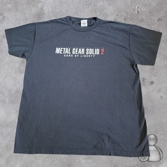 Vtg Metal Gear Solid 2 Shirt Large Video Game Sons Of Liberty Tee 2001 Promo