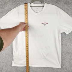 Tommy Bahama Shirt Mens XL White Sink Or Swim Golf Graphic Beach Tropical Tee