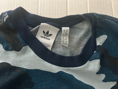 ADIDAS TREFOIL BLUE CAMO SIZE XL SHORTS SLEEVE T-SHIRT…SEE DESCRIPTION’