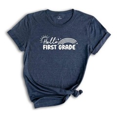 Hello First Grade Shirt, Back To School Shirt, Cute Back To School Shirt, Tie Dy