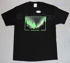 AURORA BOREALIS-Northern Lights Space Weather Astronomy Science Glow Tshirt S-2X