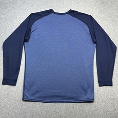Patagonia Capilene T Shirt Men Medium Blue Raglan Outdoor Hiking Base Layer