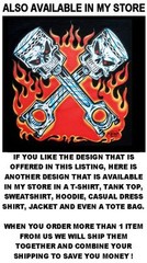 HELL RAISER OLD SCHOOL HOT RAT ROD OUTLAW CAR CLUB BIKER SKULL FLAMES T-SHIRT 48