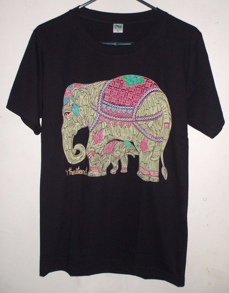 Elephant Thailand T Shirt Size M