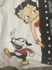 Betty Boop Two Double Side Single Stitch Graphic Shirts Vintage 1994 Size XL