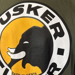 NWT TUSKER TUSKER Made In Kenya Dark Green Shirt Size Medium Elephant Styled