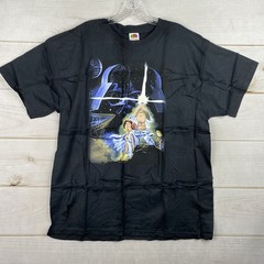 Family Guy T Shirt Sz XL Star Wars Shirt Blue Harvest TV Show Graphic Promo NEW