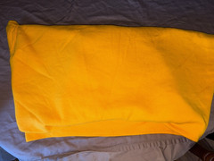 GILDAN heavy blend 2XL CATCH A RIDE TO SCHOOL YELLOW LS HOODED SWEATSHIRT NNT