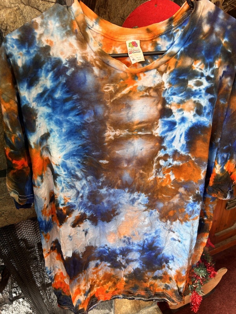 Large MADE TO ORDER * Pick 3 Colors – Tie Dye T-shirt