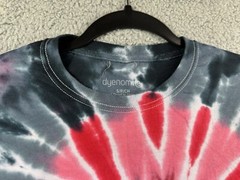 Tie Dye Spiral T Shirt Hand Dyed USA By Dyenomite Size Adult S /Youth L Gorgeous