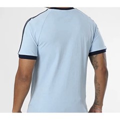 NEW MENS XL ADIDAS ORIGINALS 3-STRIPES CALIFORNIA T SHIRT Sky Blue JN7018