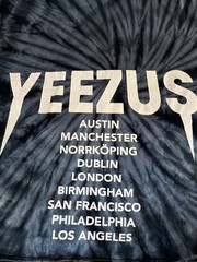 Kanye West Yeezus Tour T Shirt Tie Dye Grim Reaper Wireless Festival