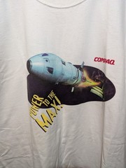 Vintage 90s Compaq Computers ‘Power To The Max’ T Shirt Size XL Made In USA