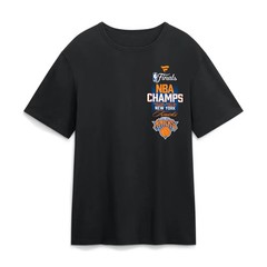 HOT!! N.Y Knicks 2026 NBA Finals Champions Custom Name & Number T-Shirt – Black