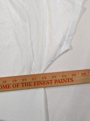 Hanes ComfortSoft White V-Neck T-Shirt Large 100% Cotton NWOT