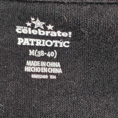 Way To Celebrate Patriotic Party Like Its 1776 Black T-Shirt Mens Medium M 250th