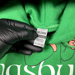 Kiss Me Im Hasbulla Hoodie Adult 2XL Green Logo Pullover Irish Barstool