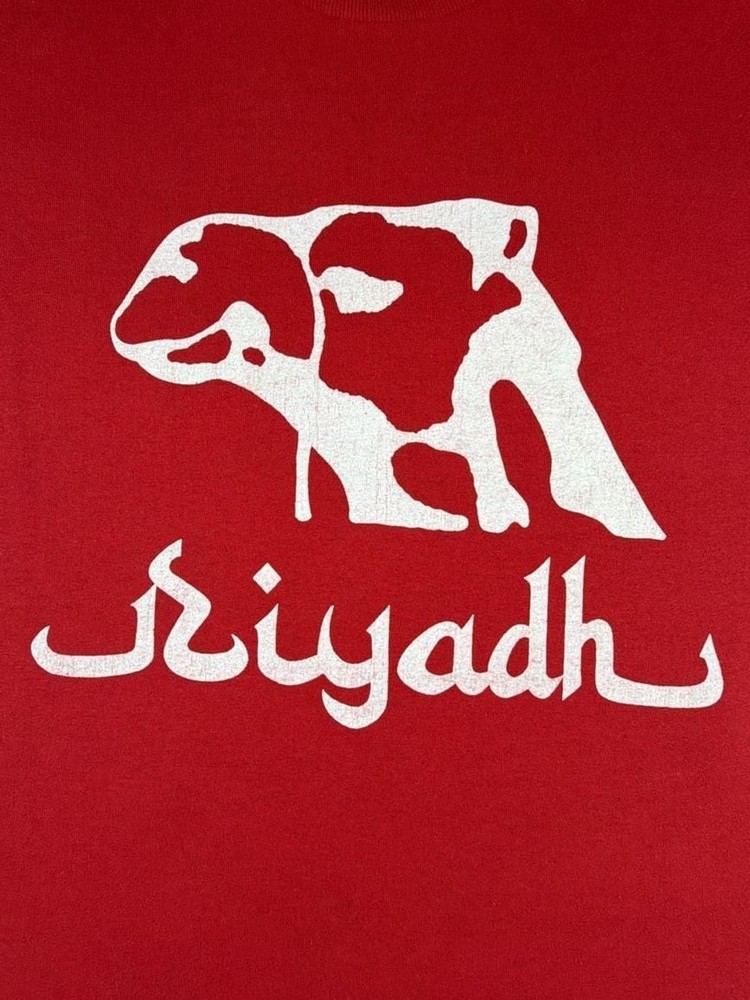 Vintage 80s Hanes Fifty-Fifty Riyadh camel Graphic T-Shirt