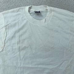Vtg Blank White DPSC by BVD Shirt Mens Small 100% Combed Cotton Crewneck Plain