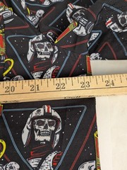 Death Wish Coffee Co Men’s L Button Down Shirt All Over Print Skull Graphic