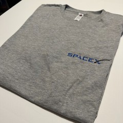 SpaceX Embroidered Shirt NASA Elon Musk Tesla Space X Moon Artemis