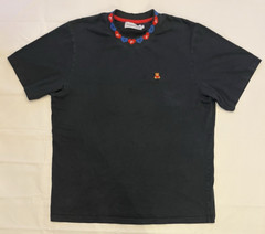 Teddy Fresh TF Heart Ribbed Collar Black Shirt Men’s Large Streetwear Fashion