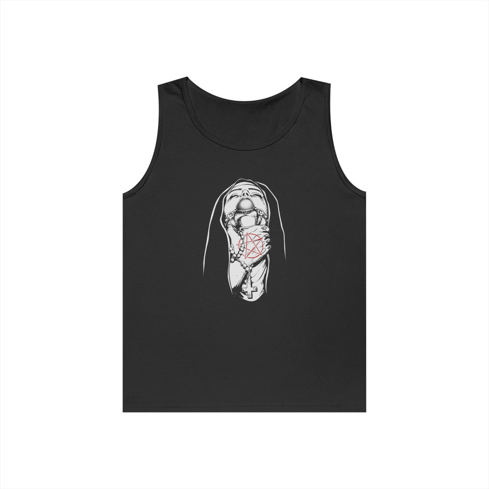 New Limited Pentagram Choked Up Nun Tank Top Made In USA