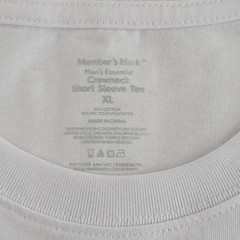 Member’s Mark Men’s XL Essential Crew Neck Short Sleeve T-Shirt Soft Luxe NEW
