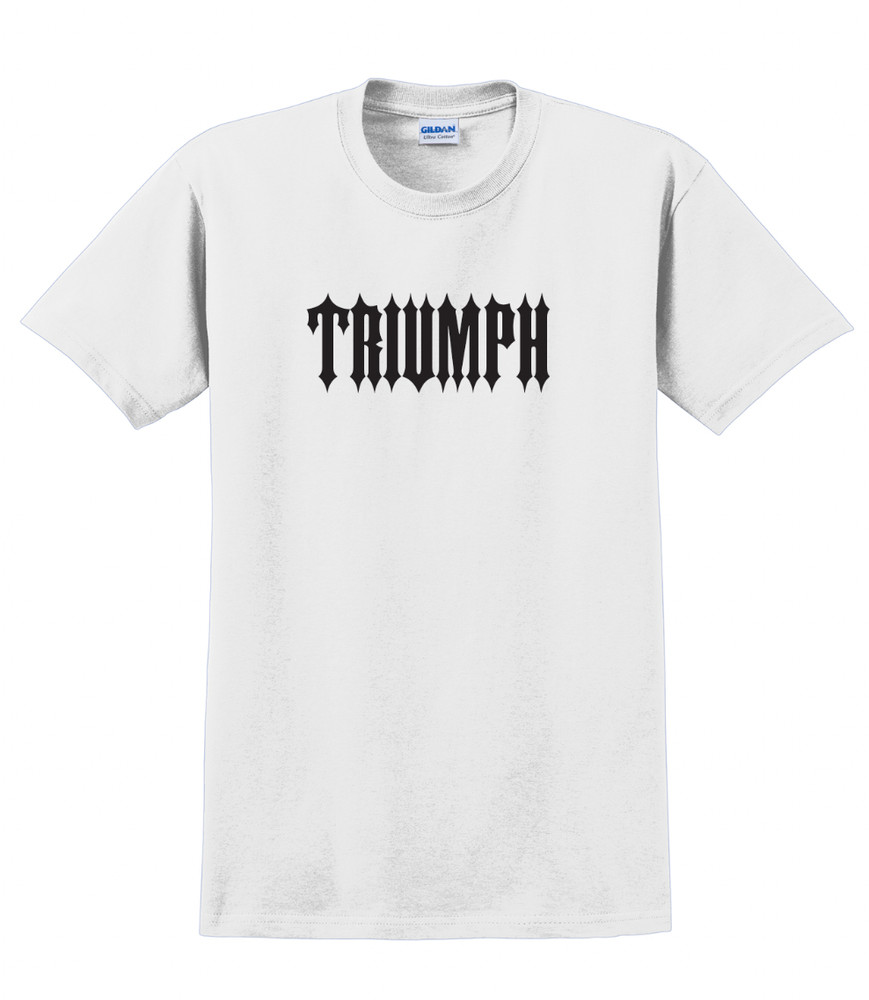 Triumph T-Shirt Short Sleeve Graphic Tees Unisex Apparel inspirational Designs