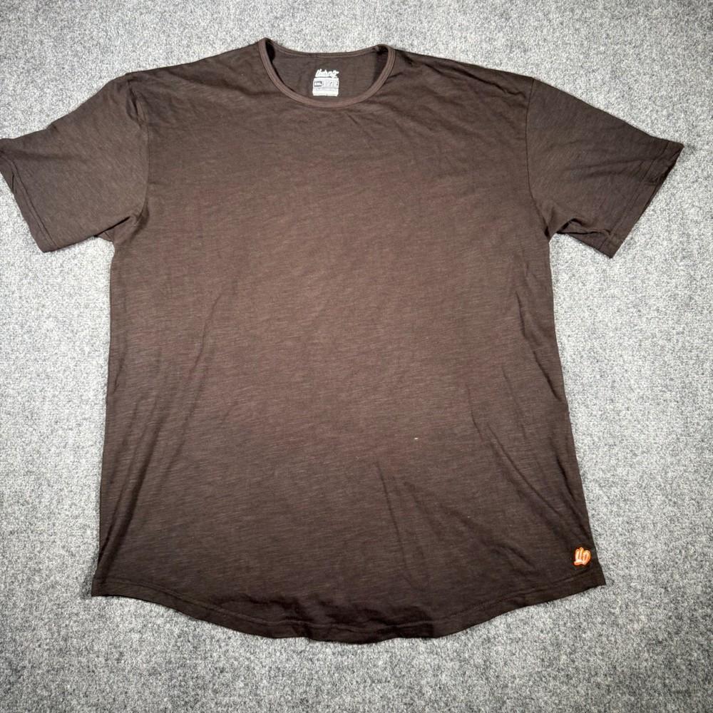 UndrDog Hemp DuraFlow T-Shirt Mens 2XL Black Lightweight Breathable Curved Hem