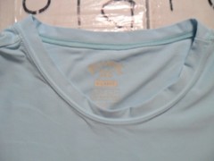 XL UV Surf Sun Rash Guard Billabong Baby Blue Shirt
