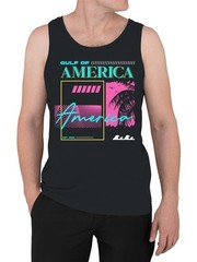 Vibrant Gulf Coast Vibes Men’s Tank Top