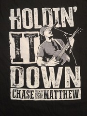Chase Matthew T Shirt Mens Size L Black Country Music Singer *CMA Fest Exclusive