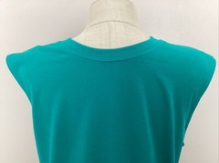 ATHLETIC WORKS DRIWORKS COOL TURQUOISE TRI BLEND MUSCLE Tank Sz M*