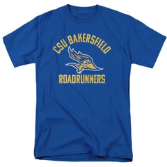 CSU Bakersfield Adult T-Shirt Roadrunners Logo, Royal Blue, S-5XL