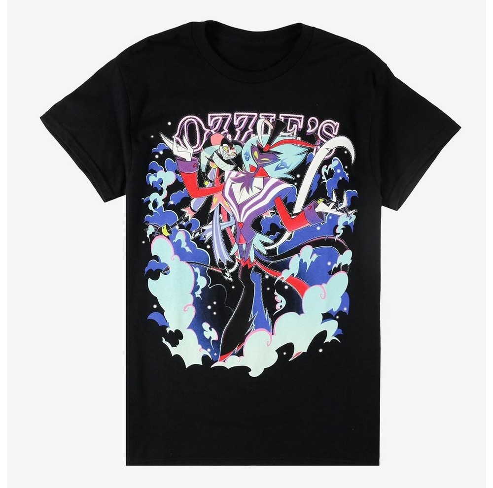 Helluva Boss Fizzarolli Asmodeus Clouds T-Shirt Unisex DTG Print