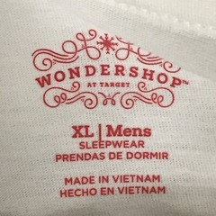 Christmas Shirt Mens XL White Holiday Short Sleeve Top Jingle Bells Graphic