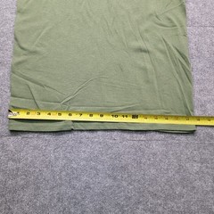 Gildan G540 Men’s Heavy Cotton Preshrunk Long Sleeve Shirt Green Size Small