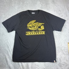 Carhartt Shirts Men L Eagle Graphic Loose Fit Black Workwear Tee