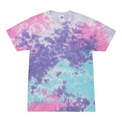 Colortone Tie Dye T-Shirt Unisex Rainbow Vibrant Cotton Tee S M L XL 2XL-5XL New