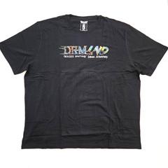 Dreamland Men’s Big & Tall T-Shirt Black Classic Multi Color Design Graphic 6XL