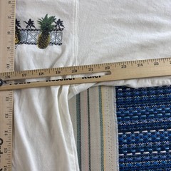 Speedo Pineapple Shirt Mens Large White Tropical Graphic Beach Summer Tee