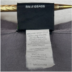 FSD (Four Seasons Design) VINTAGE Y2K Fleur di lis Lion T-shirt Gray Medium