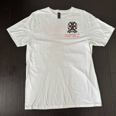 Pure Storage IT Company T shirt Size L Vintage White Orange