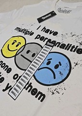 I Have Multiple Personalities None Like You Graphic T-Shirt Men’s Sz Small (JJ)