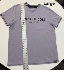 Kenneth Cole Men’s Crew Neck Short Sleeve T-Shirt KT9G07LDAP Sizes M – L