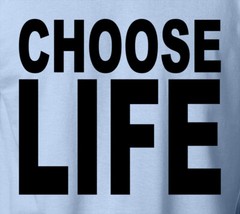 George Michael CHOOSE LIFE T-Shirt Wham! Anti-Drug 80’s on S-6XL Cotton Tee