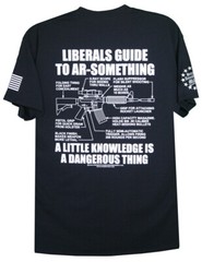 Preserve Second Amendment Militia T-Shirt Liberals AR Something AR-15 Gun Rights