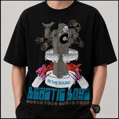 Beastie Boys In The Round World Tour T Shirt Unisex Cotton Band Tee