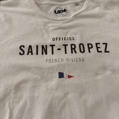 Saint-Tropez Mens T-Shirt Tee 2XL White Goodlife Sueded Crew Neck St Tropez